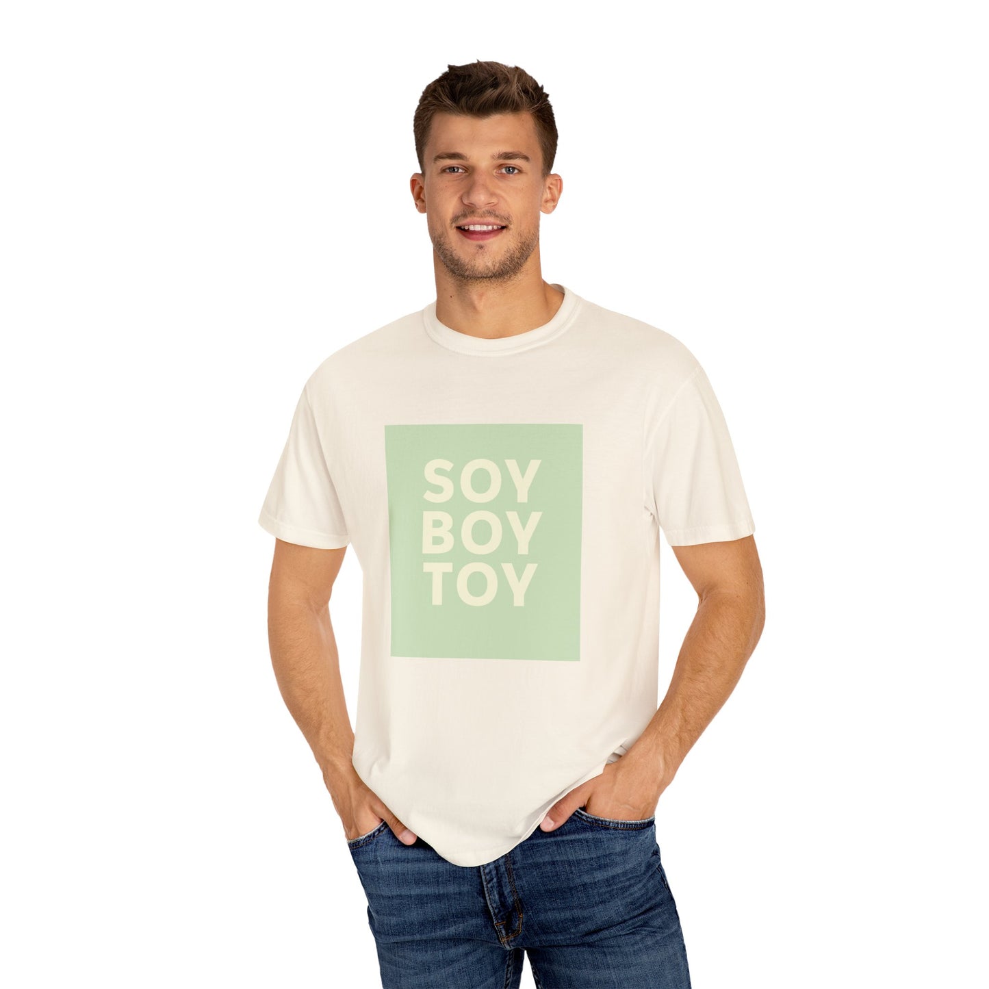 Soy Boy Toy Garment-Dyed 100% Cotton T-shirt